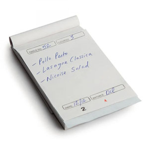 Duplicate Restaurant Waiter Pads - Medium - Pack of 50